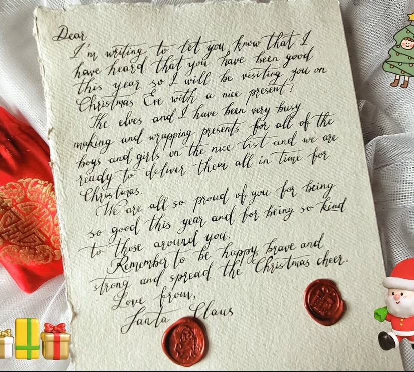 lettre santa